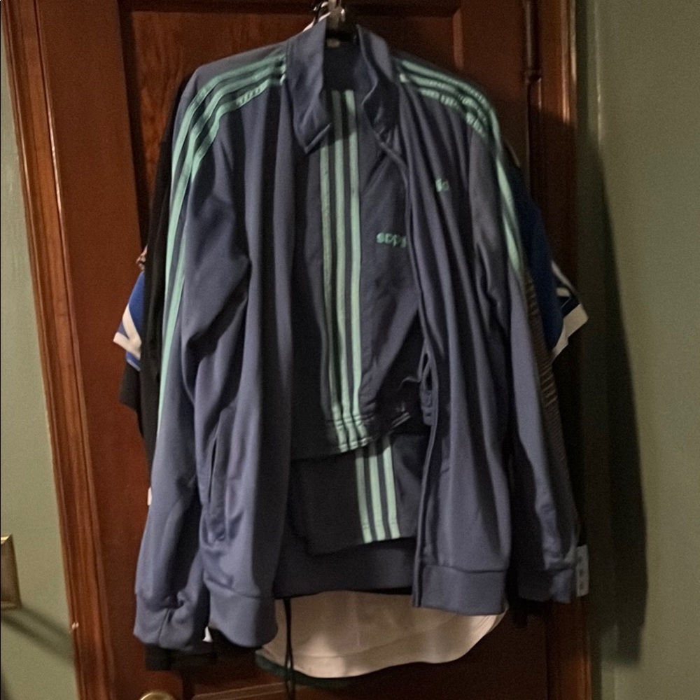 Adidas Men's Blue Track Suit